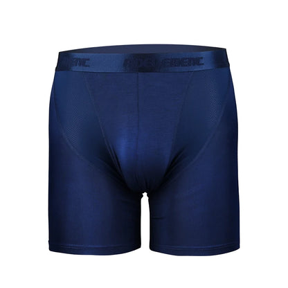 Calzoncillos bóxer deportivos para hombre, antidesgaste, de modal, profesionales, para correr, fitness, ajustados, de pierna larga y secado rápido.