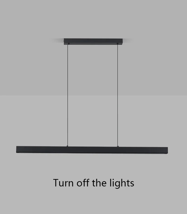 Lámpara de araña para comedor, lámpara nórdica moderna para mesa de comedor, lámpara de bar, luces para restaurante, luces de cocina, lámparas LED de tira para oficina.