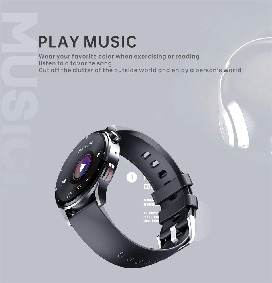 FOXBOX Watch GT3 Pro Reloj inteligente con pantalla AMOLED para hombre, esfera personalizada, respuesta a llamadas, deportivo, fitness, resistente al agua, LIGE