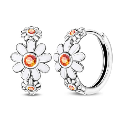Pendientes de plata de ley 925 con diseño de mariposa, abeja, mariquita y flor de arcoíris para mujer, joyería de moda para fiestas de cumpleaños, regalos