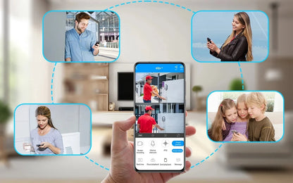 Cámara solar WiFi V380 Pro de 15 MP con 3 lentes, 3 pantallas, zoom 10x, detección de movimiento, resistente al agua, visión nocturna y protección CCTV.