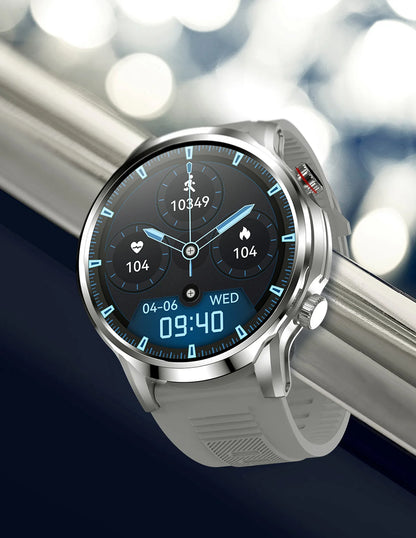 Reloj inteligente LIGE de 1,95 pulgadas con pantalla grande Ultra HD para hombre, llamadas Bluetooth, batería de 500 mAh, para deportes al aire libre y fitness, compatible con Android e iOS.