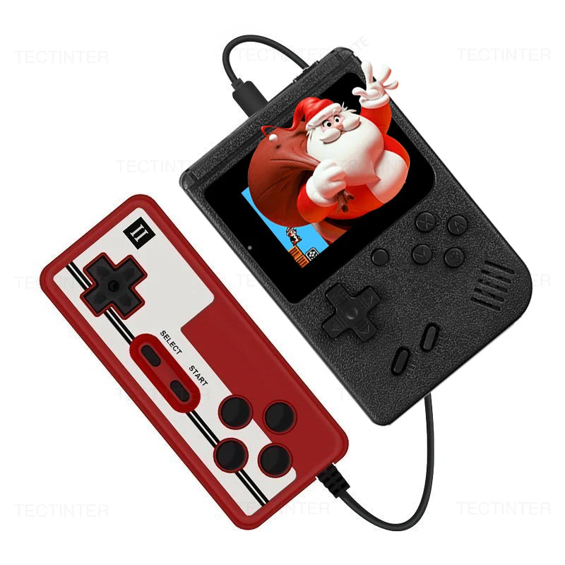 Miniconsola de videojuegos de 8 bits con 500 juegos integrados, consola portátil retro, reproductor de juegos portátil, salida AV para regalo de niños, Game Boy