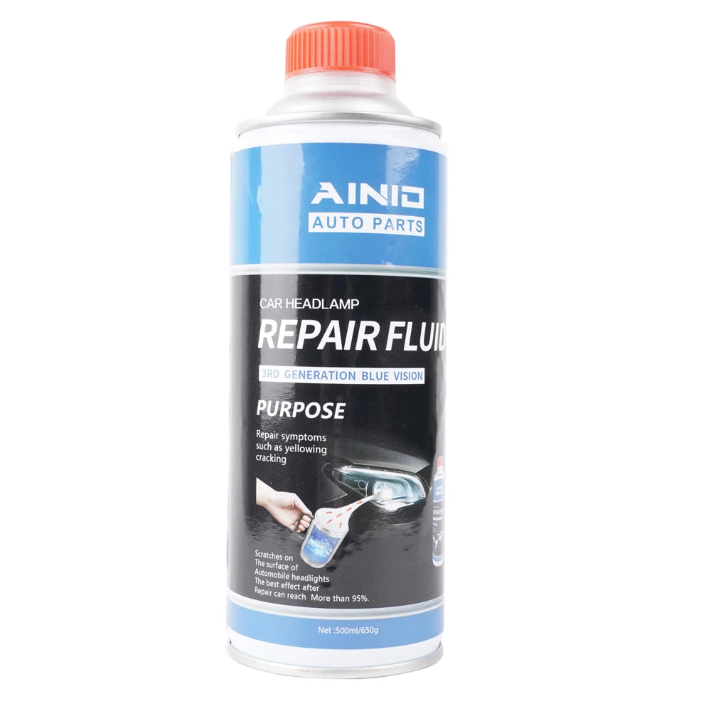 Líquido reparador de faros de coche, renovación de faros de coche, restauración, limpieza, líquido para faros de coche, pulidor de polímero, repuestos para faros de coche