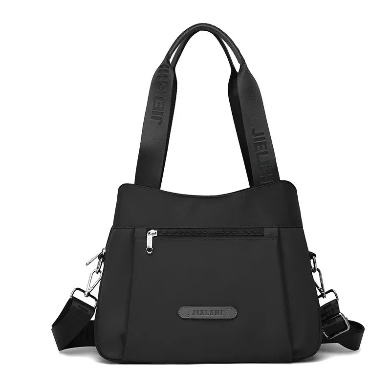 Bolso bandolera de nailon impermeable de moda, bolso informal para ir de compras o de viaje, bolso de mano Jietrans de nuevo estilo, bolso de un solo hombro.