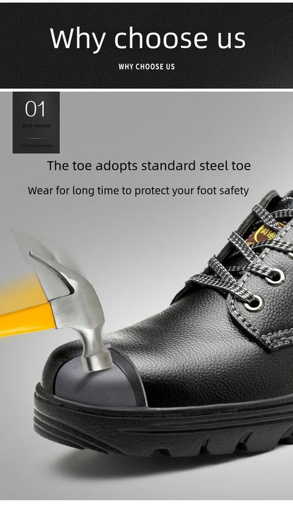 Calzado de seguridad para hombre y mujer. Antiimpactos, resistente a pinchazos, cómodo, antideslizante, resistente al desgaste, con control de olores. Ideal para la construcción y el trabajo.