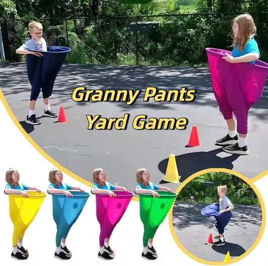 ¡Juego de patio "Granny Pants Party Rush"! ¡El mejor juego de fiesta en el jardín! Juegos divertidos: Juego de lanzamiento para padres e hijos, accesorio y juguete.