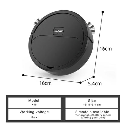 Robot barredor inteligente que friega el suelo cuatro en uno, limpia el hogar, automático, ultrafino, silencioso, caja de regalo