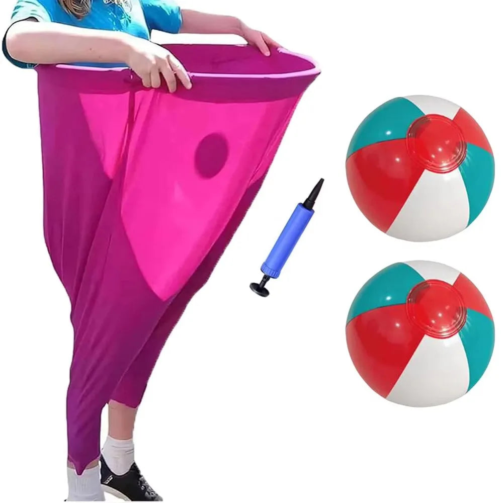 Juego de patio con pantalones de abuela creativos, divertido juego de lanzamiento al aire libre, suave, transpirable, divertido juego de fiesta, actividad grupal