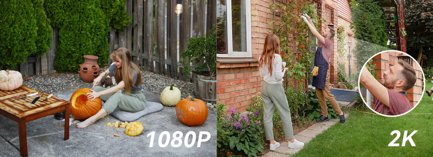 Kit IMOU Cell Go Full Color con panel solar, cámara recargable, Wi-Fi, cámaras de vigilancia exterior, detección humana PIR, IP65