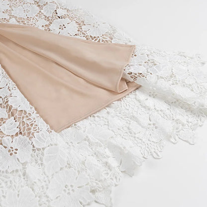 Vestido largo de encaje MUJER para mujer, con corsé bordado, estilo midi, sexy, sin espalda, ideal para fiestas.