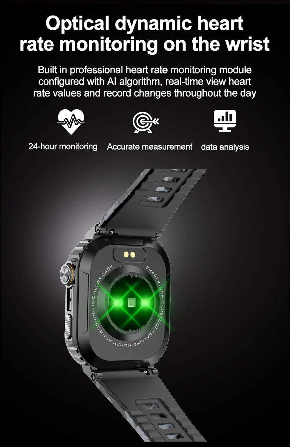 Reloj inteligente militar FOXBOX para hombre con GPS, resistente al agua, 2025, monitorización del sueño, deporte, fitness, IA, voz, llamadas Bluetooth.