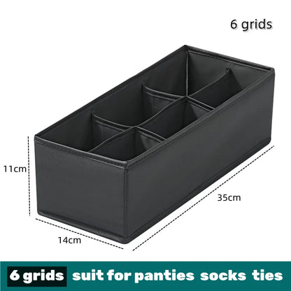 Organizador para ropa interior, calcetines, sujetadores, pantalones, bufandas, corbatas, caja de almacenamiento, organizador de ropa para vaqueros, divisores para cajones, organizador de ropa