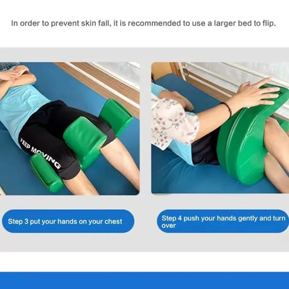 Dispositivo de rotación de piernas para personas mayores encamadas, almohadilla para girar las piernas, almohada en forma de U para pacientes, cuidado de enfermería, equipo de rehabilitación para personas en cama.