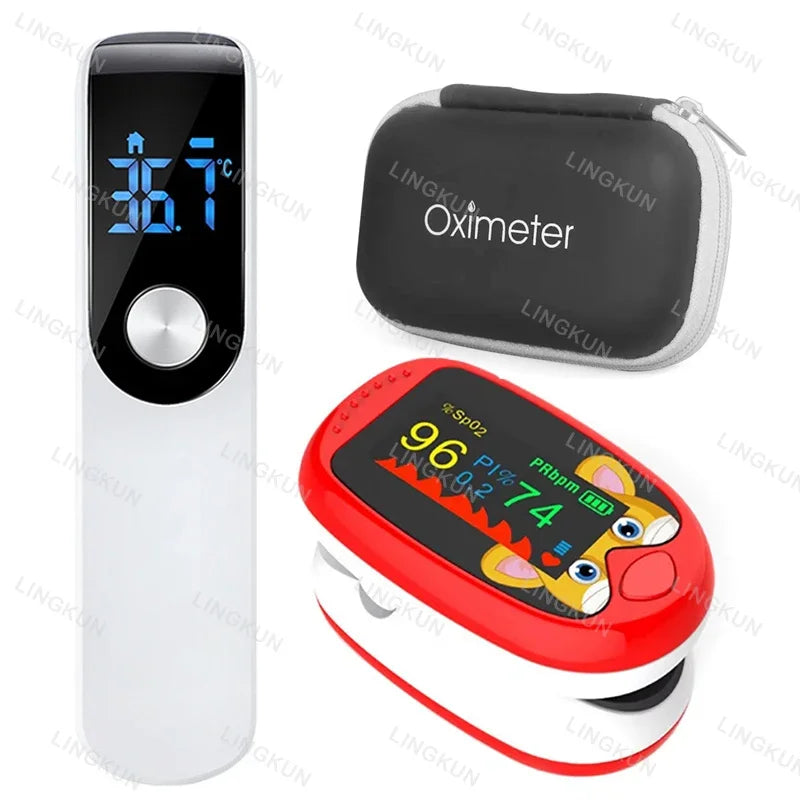Oxímetro pediátrico USB, monitor de oxígeno en sangre de dedo para niños, oxímetro de pulso OLED, oxímetro digital para uso médico en el hogar.