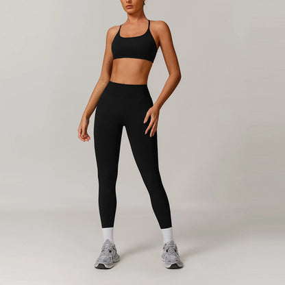 Conjunto de yoga deportivo sin costuras para mujer, 2 o 3 piezas, ropa deportiva para gimnasio, conjuntos de yoga para mujer, chándales, sujetador deportivo, leggings para gimnasio