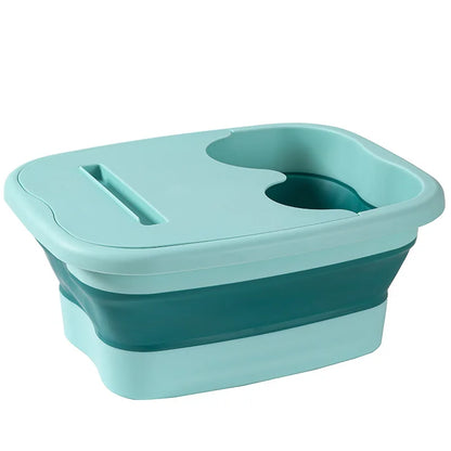 Cubo de masaje para pediluvio, cubo de spa para pediluvio, cubo de remojo doméstico, lavabo plegable, bañera de sauna, bañera plegable para pedicura