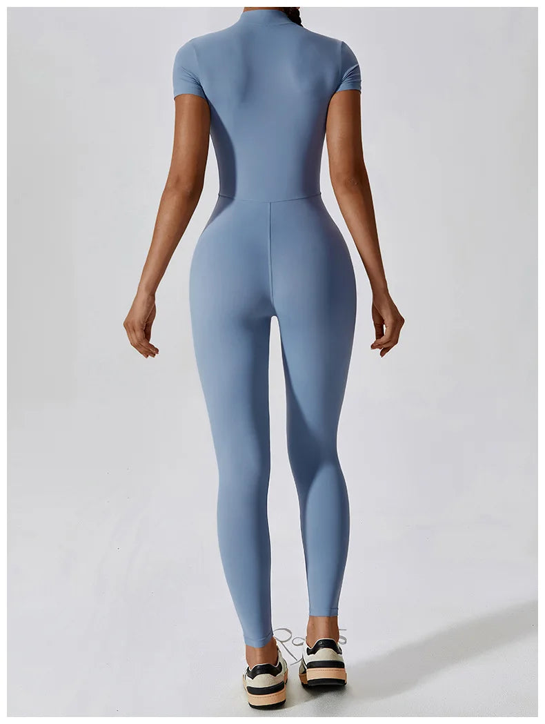 Conjunto de yoga de verano para mujer, ropa deportiva para entrenamiento, mono de gimnasio, mono deportivo siamés para mujer