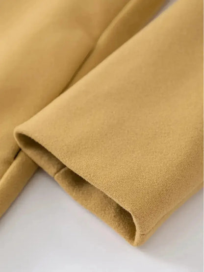 Abrigo holgado y cómodo para primavera y otoño. Gabardina ajustada, estilo drapeado, informal.