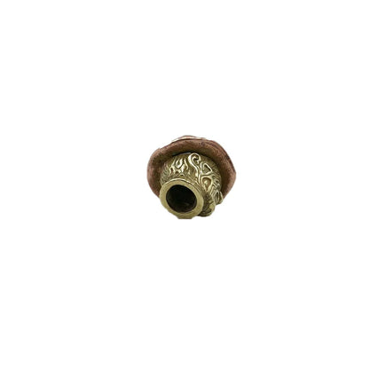 Herramientas de bricolaje para exteriores EDC, cuentas de latón y cobre para cuchillos, colgantes clásicos de cordón, dijes de cuerda para paraguas, llaveros, accesorios, regalo para hombres