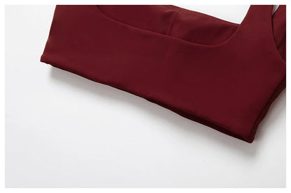 Nuevo conjunto de yoga para mujer, ropa deportiva para gimnasio, sujetador deportivo y pantalones cortos, conjuntos de leggings, atuendos de sensación desnuda, ropa deportiva femenina, chándal