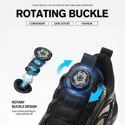 Zapatos de seguridad para hombre, zapatos de trabajo para hombre, zapatos transpirables, antideslizantes, con puntera de acero y antiperforación, zapatos de moda para hombre, zapatos deportivos para hombre.