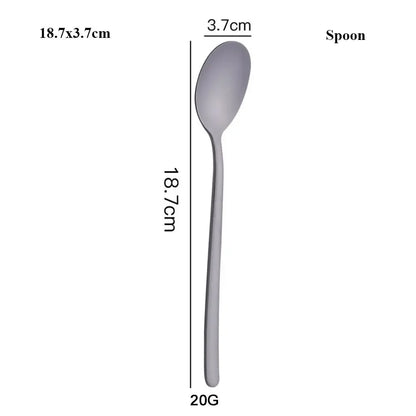 Cuchara de titanio portátil de mango largo, ligera y respetuosa con el medio ambiente, utensilios de cocina de titanio, cubiertos, tenedores, palillos, herramienta para exteriores de alta calidad.