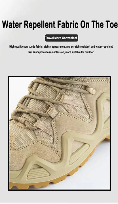 Botas tácticas de combate para hombre, impermeables, para senderismo, trabajo y escalada. Botas tácticas militares de intervención y seguridad.