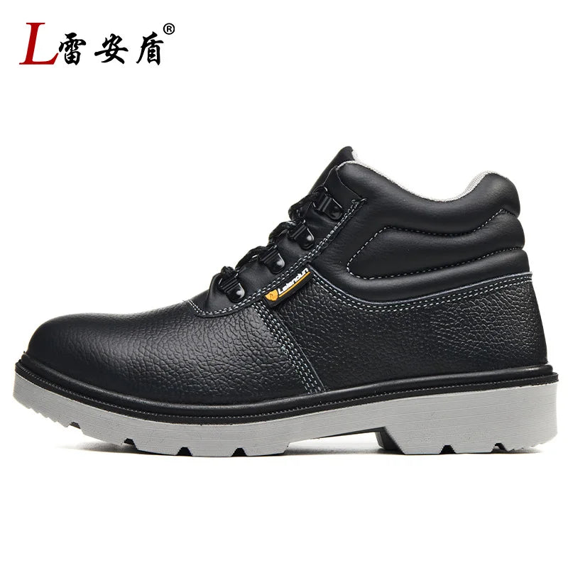 2025 New Men's Steel Toe Anti-smash Anti-puncture Waterproof Wear-resistant Safety Shoes with Steel Plate