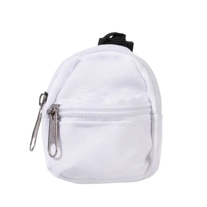 Regalos Muñecas Accesorios Mochila BJD 1/6 con cremallera Regalos para niños Mochila escolar para muñecas BJD Mochila para muñecas Bolso para muñecas Bolso para muñecas en miniatura