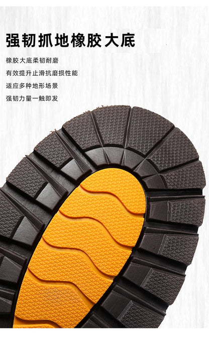 Zapatos de senderismo para hombre, botas de caza impermeables, botines tácticos de combate en el desierto, zapatos de trekking, zapatillas de trabajo de cuero para caminar para mujer