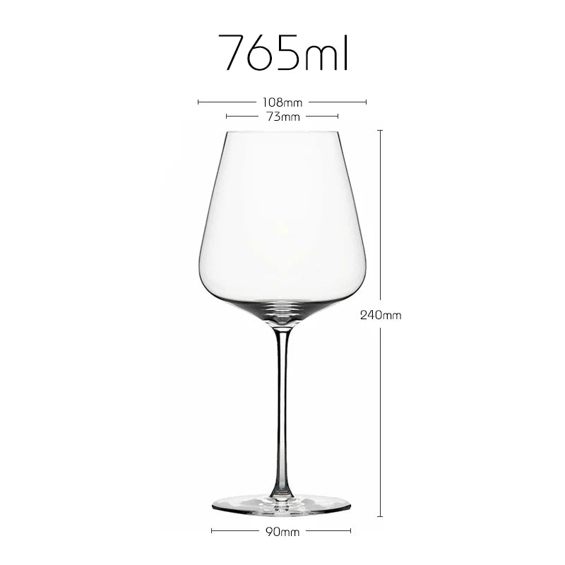 Copa de vino de cristal para banquetes de lujo estilo Zalto de JINYOUJIA, hecha a mano, extremadamente fina, artesanía magistral, copa clásica perfecta e impecable