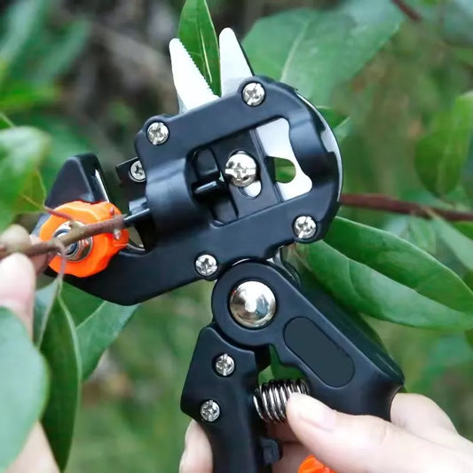 Herramientas de jardinería Tijeras de podar profesionales para agricultura Tijeras de injerto Tijeras de vacunación para árboles frutales Cuchillo de corte de poda