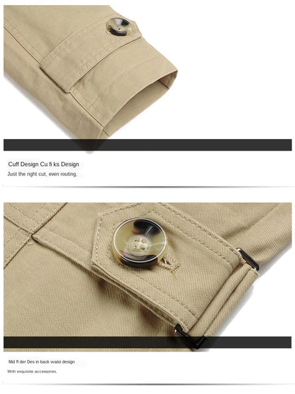 Gabardinas de moda para hombre, de marca, estilo casual y formal. Abrigo de ocio para hombre, estilo clásico, cortavientos de un solo botón, tallas grandes.