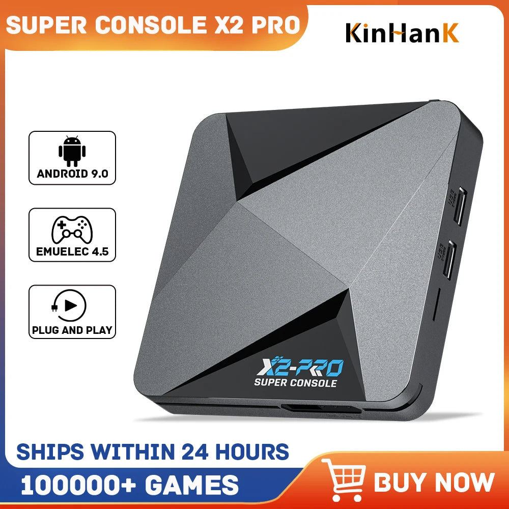 Consola de videojuegos retro Super Console X2 Pro con más de 100 000 juegos para MAME/ARCADE/Sega Saturn/DC en 4K HD