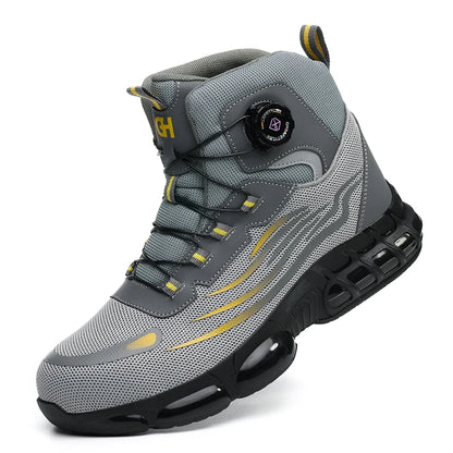 Work Safety Shoes Men Women Steel Toe Sneakers Air Cushion Indestructible Security Protection Safety Boots Size 47 48 Footwear