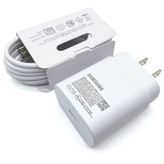 Cargador superrápido Samsung de 25 W, USB C PD, adaptador de corriente de pared para Samsung Galaxy A56, A54, A34, A55, A23, A05S, S25, S24, S22, S23, S10 5G