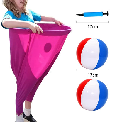 Conos marcadores para juegos de patio "Granny Pants", juegos de patio, juego de reunión familiar, juego gigante para exteriores, kit de juegos recreativos de lanzamiento