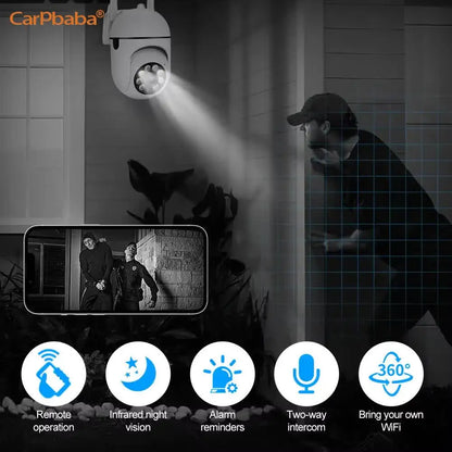 Cámara IP inteligente iCam365 para exteriores, seguridad para el hogar, vigilancia CCTV con WIFI, visión nocturna a color, audio bidireccional HD inalámbrico 1080P