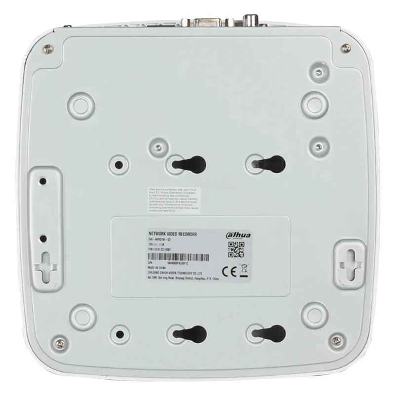 Dahua NVR PoE de 4 y 8 canales, grabador de vídeo inteligente 4K compatible con cámaras IP de 4 MP, 8 MP y 12 MP, multilingüe, H.265 (NVR2104-P-4KS3 y NVR2108-8P-4KS3).