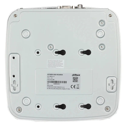 Dahua NVR PoE de 4 y 8 canales, grabador de vídeo inteligente 4K compatible con cámaras IP de 4 MP, 8 MP y 12 MP, multilingüe, H.265 (NVR2104-P-4KS3 y NVR2108-8P-4KS3).