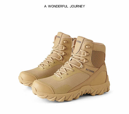 Botas de trabajo para hombre, zapatos de seguridad resistentes al desgaste, zapatos con punta de acero, zapatillas antideslizantes, zapatos de trabajo para adultos.