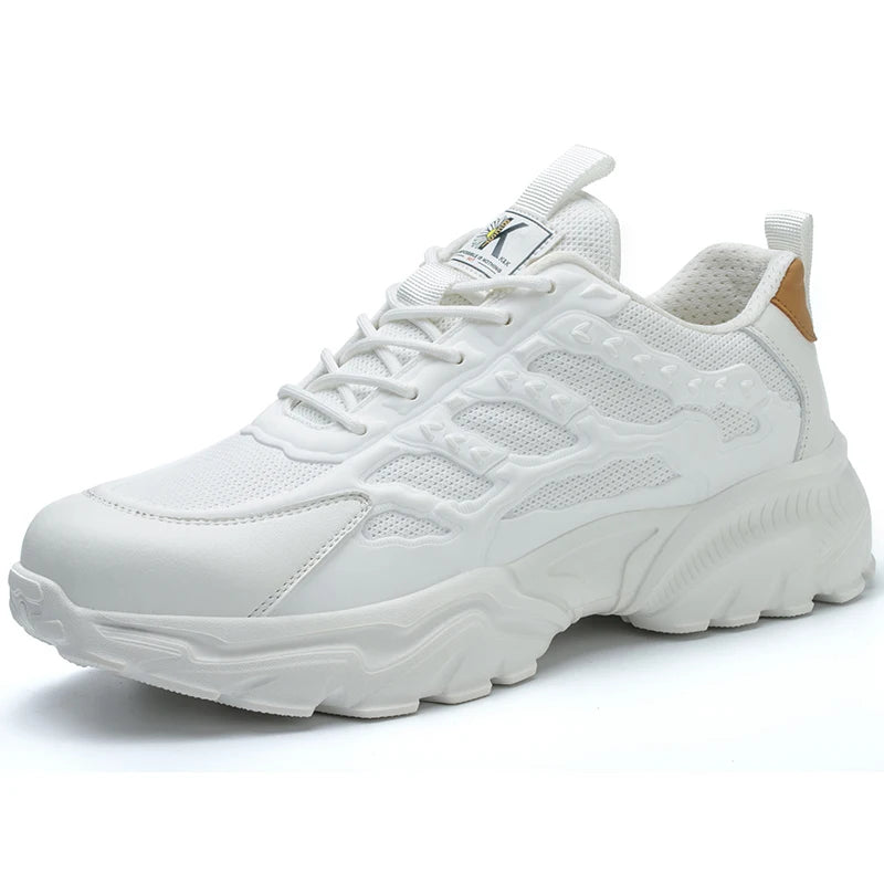 Zapatos de seguridad para hombre, ligeros, protectores, zapatillas de trabajo, calzado ligero y transpirable, zapatos de trabajo antiperforación.