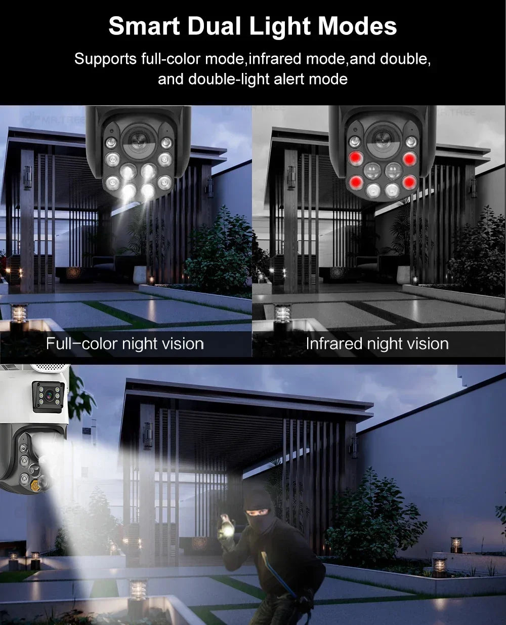 Cámara de seguridad exterior solar 4K con SIM 4G, 2 lentes/pantalla, zoom óptico 60x, seguimiento automático, PTZ 360°, videovigilancia doméstica IP.