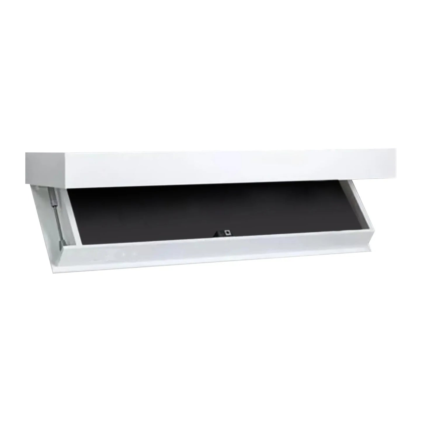 Estantería de almacenamiento con compartimento, estantería flotante oculta, solución de almacenamiento de pared, decoración moderna para el hogar, para sala de estar
