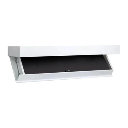 Estantería de almacenamiento con compartimento, estantería flotante oculta, solución de almacenamiento de pared, decoración moderna para el hogar, para sala de estar
