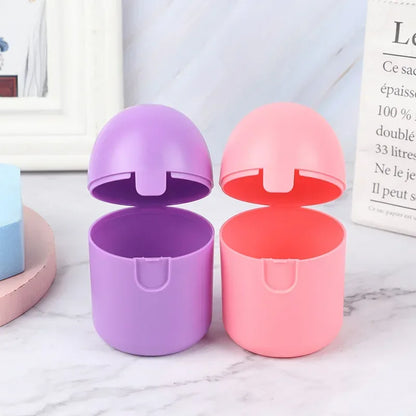 Copa menstrual portátil de silicona médica a prueba de fugas para mujeres, con estuche, producto de higiene femenina.