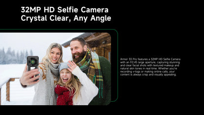 【Estreno mundial】Ulefone Armor 33 Pro 5G Teléfono resistente con batería de 25500 mAh, 512 GB de ROM, pantalla trasera de 6,59" y 3,4" a 120 Hz, NFC y Android.