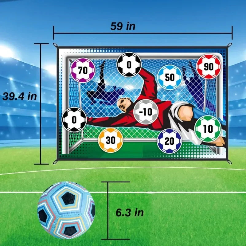 Juego de tapete de fútbol para exteriores e interiores, juguetes de fútbol multijugador, juegos competitivos de fútbol, entrenamiento de fútbol para niños, regalos para niños