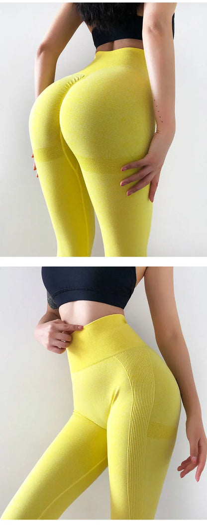 Conjunto deportivo para mujer, top deportivo, leggings de yoga, sujetador deportivo, leggings sin costuras para realce de glúteos.